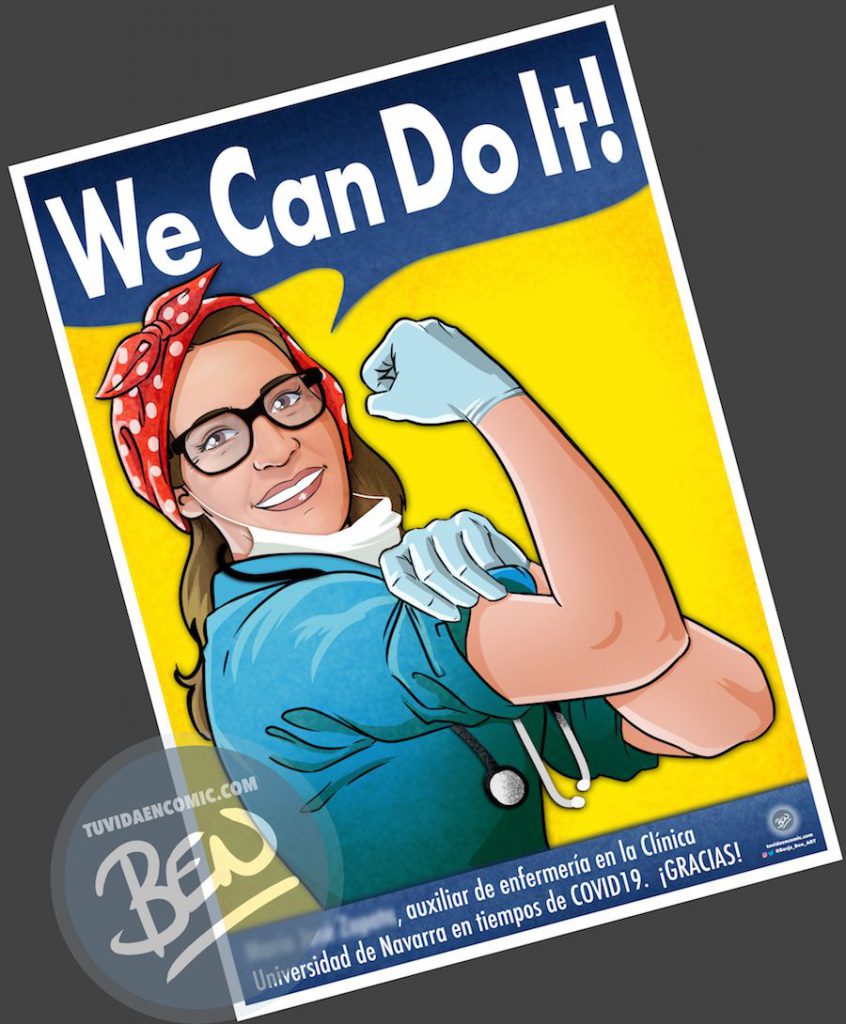 We Can do it - Tu Vida en Cómic - Borja_Ben_ART - BEN - Santitarios coronavirus - covd - 2
