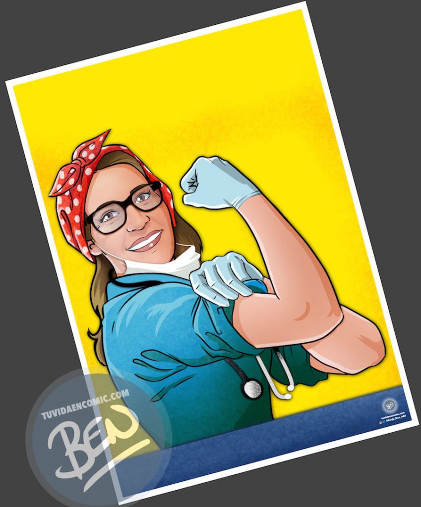 We Can do it - Tu Vida en Cómic - Borja_Ben_ART - BEN - Santitarios coronavirus - covd - 3