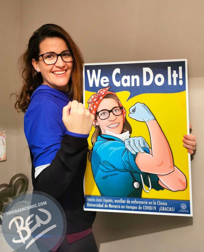 We Can do it - Tu Vida en Cómic - Borja_Ben_ART - BEN - Santitarios coronavirus - covd - TESTIMONIO