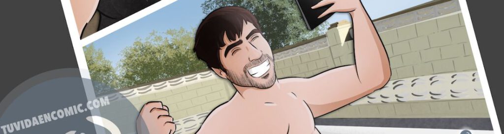 Composición de ilustraciones “Así comenzó nuestra vida juntos” – Regalo de aniversario personalizado - Tu Vida en Cómic - www.tuvidaencomic.com - Caricaturas personalizadas . Cómics Personalizados - 0