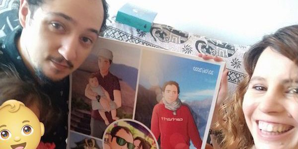 Composición de ilustraciones “Escenas de familia” – Regalo de cumpleaños personalizado – Tu Vida en Cómic - 0a