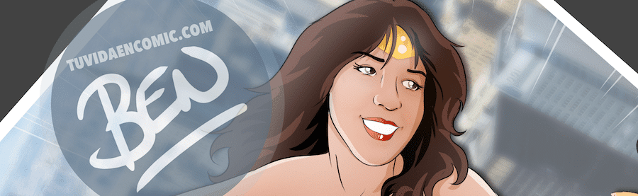 Composición de ilustraciones “Con estos ojos veo a mi pareja” – Regalo de cumpleaños romántico - www.tuvidaencomic.com - Borja_Ben_ART - Regalos románticos - 6