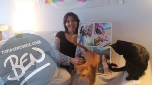 Composición de ilustraciones “Con estos ojos veo a mi pareja” – Regalo de cumpleaños romántico - www.tuvidaencomic.com - Borja_Ben_ART - Regalos románticos - Testimonio 3