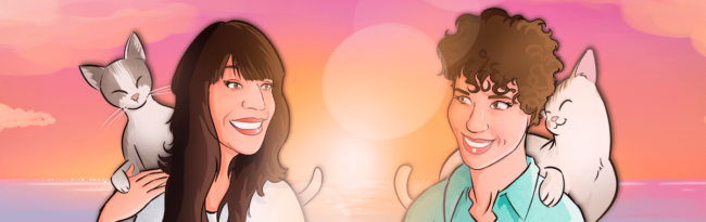 Ilustración Regalo de aniversario original – “Paseando por la playa” - Caricatura Personalizada - Tu Vida en Cómic - Borja Ben ART - Regalos románticos - 7