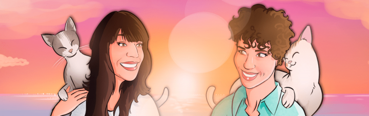 Ilustración Regalo de aniversario original – “Paseando por la playa” - Caricatura Personalizada - Tu Vida en Cómic - Borja Ben ART - Regalos románticos - 7