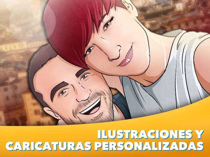 1 - Ilustraciones y Caricaturas personalizadas - www.tuvidaencomic.com