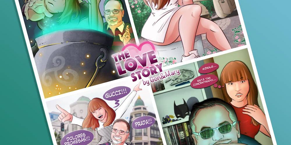 Composición de Ilustraciones - viajes, marcas caras y meigas gallegas - Caricaturas - Regalo de aniversario original - www.tuvidaencomic.com - Borja_Ben_ART - COMPLETO