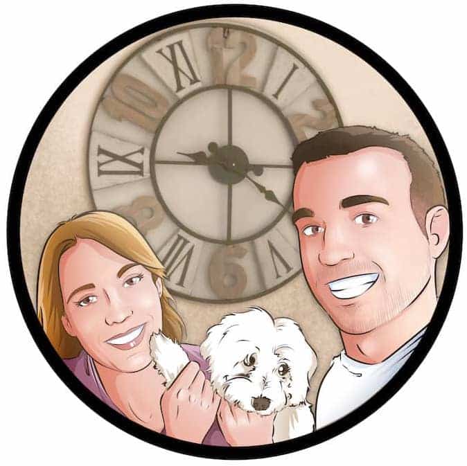 Composición de Ilustraciones - Porque te quiero - www.tuvidaencomic.com - Regalos románticos personalizados - arte personalizado - Regalo de aniverario personalizado - 0