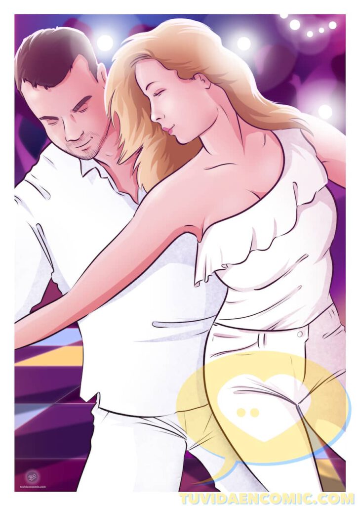 Composición de Ilustraciones - Porque te quiero - www.tuvidaencomic.com - Regalos románticos personalizados - arte personalizado - Regalo de aniverario personalizado - 1