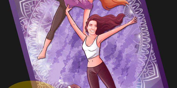 Ilustración personalizada - Retrato personalizado - Regalo sobre el Yoga - Caricatura personalizada - Regalos diferentes - Regalos originales y artísticos - www.tuvidaencomic.com 4-min