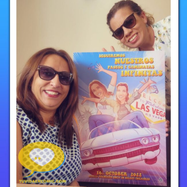 Ilustración personalizada - amigas - Thelma & Louise - cómic personalizado - regalo para mi novia - regalos originales - regalos románticos - regalo para mejor amiga - www.tuvidaencomic.com TESTIMONIOS-min