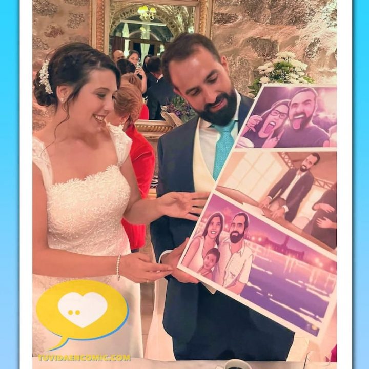 Tu Vida en Cómic - regalo de boda - cómic personalizado - historia de amor en cómic personalizado - regalo para los novios - regalos personalizados - bodas originales - www.tuvidaencomic.com