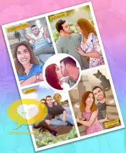 Cómic Personalizado - Nuestra historia de amor en cómic - www.tuvidaencomic.com - Regalo de aniversario - regalo especial - regalo personalizado 5