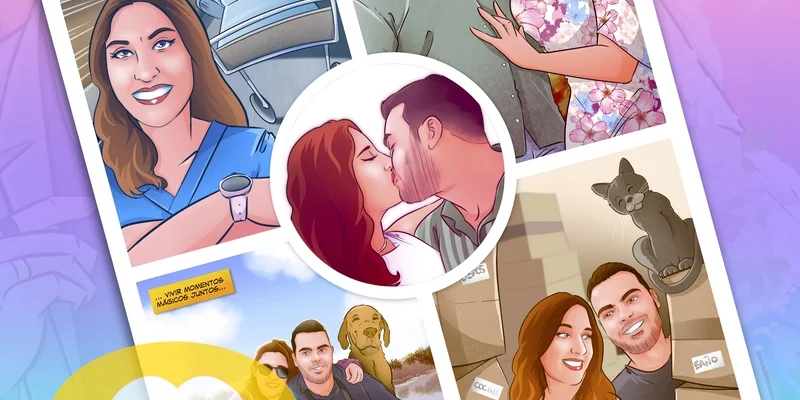 Cómic Personalizado – Nuestra historia de amor en cómic – www.tuvidaencomic.com – Regalo de aniversario – regalo especial – regalo personalizado 5 Cómic Personalizado - Nuestra historia de amor en cómic - www.tuvidaencomic.com - Regalo de aniversario - regalo especial - regalo personalizado 5