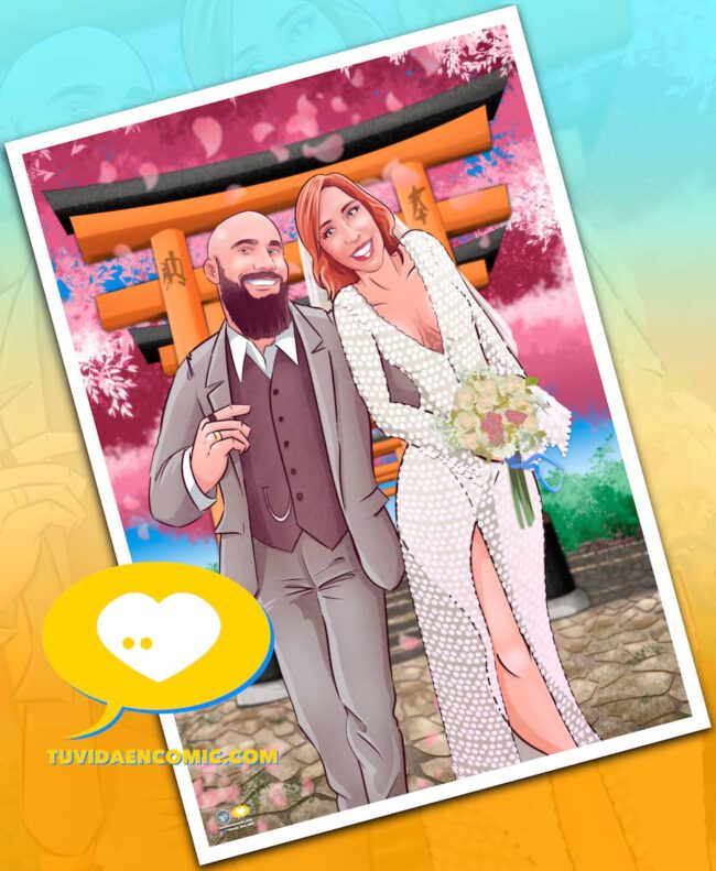 Regalo de boda – regalo especial – regalo original – ilustración – ilustración de pareja – ilustración romántica – regalo de boda personalizado – tuvidaencomic.com Regalo de boda - regalo especial - regalo original - ilustración - ilustración de pareja - ilustración romántica - regalo de boda personalizado - tuvidaencomic.com