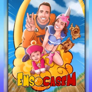 Invitación de boda personalizada - Ilu personalizada - invitación de boda cómic - dragon ball - bola de dragón - Goku - tuvidaencomic.com 10