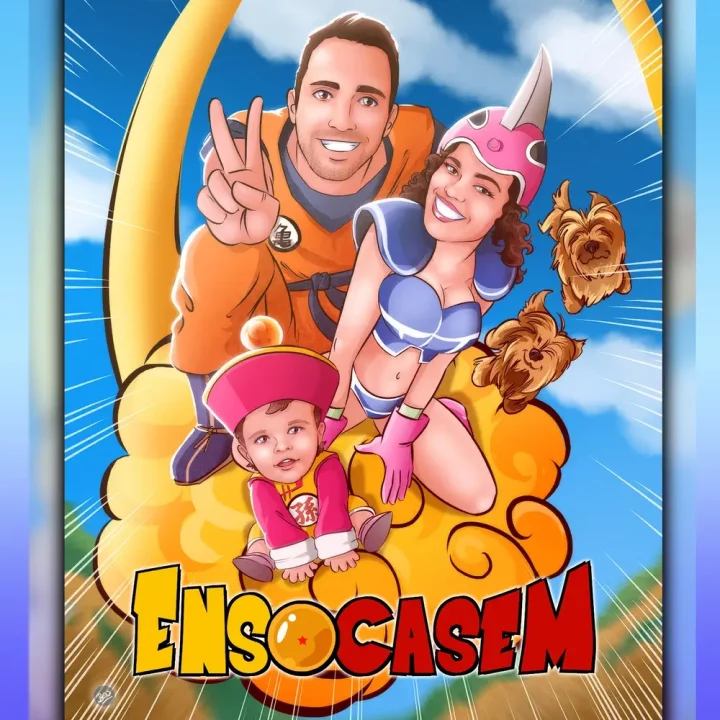 Invitación de boda personalizada - Ilu personalizada - invitación de boda cómic - dragon ball - bola de dragón - Goku - tuvidaencomic.com 10