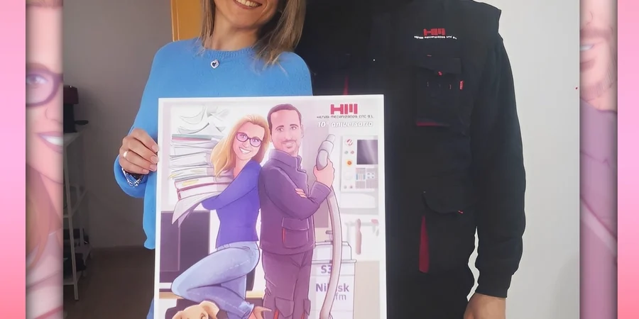 Regalo para los jefes - Regalo de empresa - Regalo corporativo - Ilustración personalizada - Regalo para los empleados - tuvidaencomic.com - Clientes safisfechos - Testimonio HQ