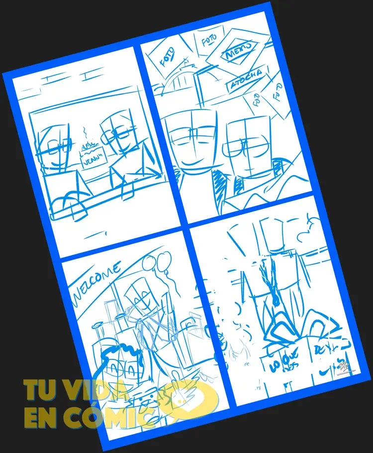 Nuestra historia de amor en cómic personalizado - Cómic personalizado - Cómic de vida juntos - Regalo de aniversario original - regalo de boda personalizado - tuvidaencomic.com - testimonio de clientes 3
