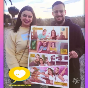 Regalo de boda personalizado - El Cómic de Nuestra historia de Amor - Regalos de boda originales - Arte Personalizado - Tu Vida en Cómic - Regalos románticos - www.tuvidaencomic.com - Clientes