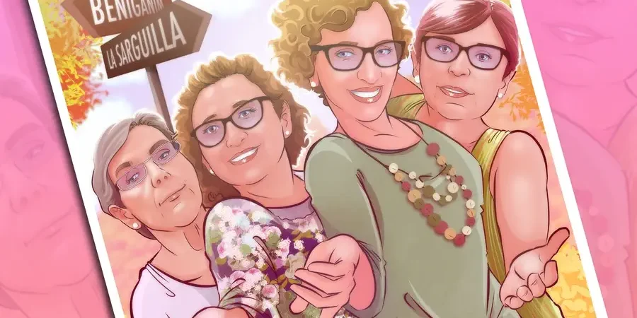 Regalo original - Illustración personalizada - Retrato personalizado - Ilustración de grupo - Tu Vida en Cómic - Regalo para mi madre - qué regalo le puedo hacer a mi mamá - 7