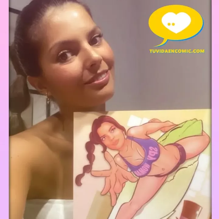 Ilustración personalizada - Regalo para mejor amiga - Regalo personaliado - Regalo original - Pole Dance - Caricatura - Tu Vida en Cómic - regalos para amigas - _1