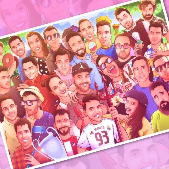 Regalo original – Regalo personalizado – Qué regalar a un amigo – Caricatura personalizada – Caricatura de grupo – Ilustración personalizada – Tu Vida en Cómic – Regalo para amigo – Regalo para las amigas Regalo original - Regalo personalizado - Qué regalar a un amigo - Caricatura personalizada - Caricatura de grupo - Ilustración personalizada - Tu Vida en Cómic - Regalo para amigo - Regalo para las amigas