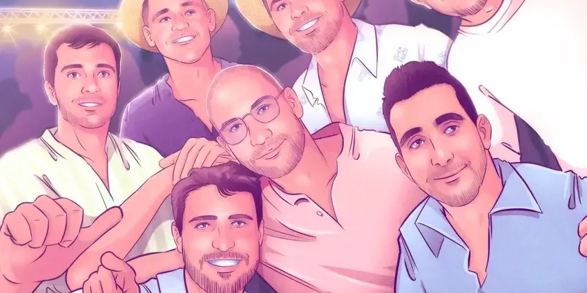 Tu Vida en Cómic - qué regalar a los amigos - regalo para mi mejor amigo - regalos personalizados - ilustración personalizada - caricatura personalizada - caricatura de grupo - 22