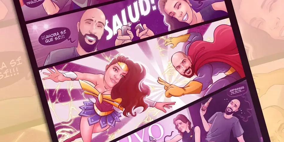 Regalo original - Tu Vida en Cómic - Cómic personalizado - ideas para regalar a un hombre cómics personalizados online