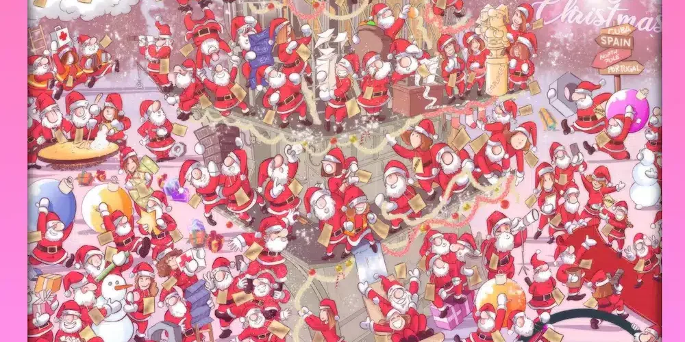 Diseño de la Felicitación Navideña de empresa para MAN Energy Solutions España - Ilustración personalizada - Regalo de empresa - Regalo Corporativo - tu vida en cómic - Felicitación empresa