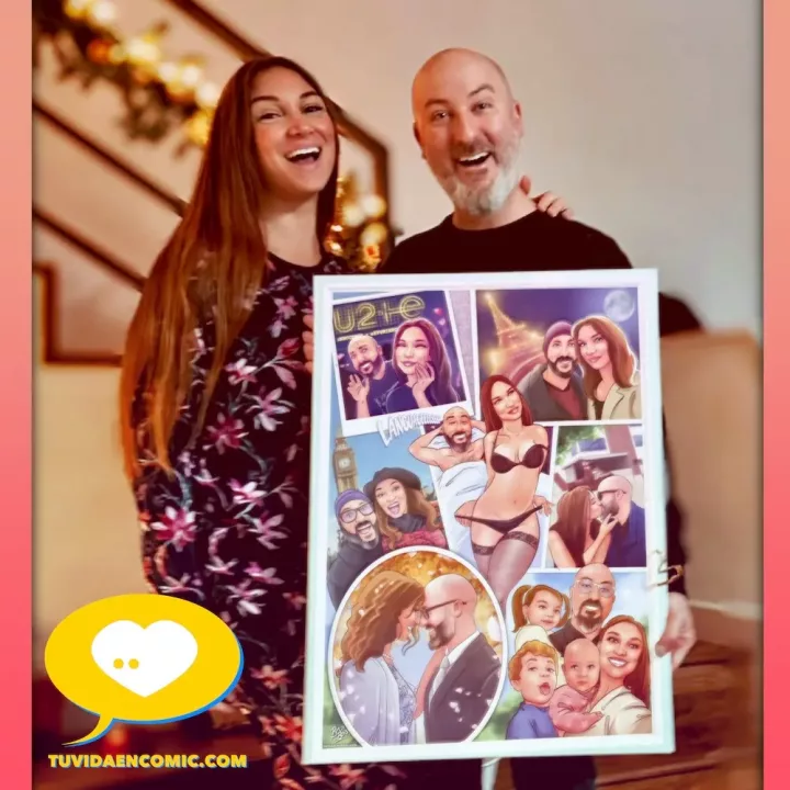 Tu Vida en Cómic - regalo de aniversario - cómic personalizado - Cómic juntos en mil aventuras - regalo para mi novio - regalos personalizados - cómic de vida - tuvidaencomic Clientes felices 1