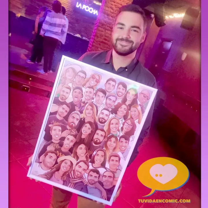 Regalo de despedida para compañero de trabajo que se va – Ilustración personalizada grupal – Caricatura de grupo – Regalo de empresa – Regalo para compañero de trabajo – regalo de jubilación Regalo de despedida para compañero de trabajo que se va – Ilustración personalizada grupal – Caricatura de grupo - Regalo de empresa - Regalo para compañero de trabajo - regalo de jubilación