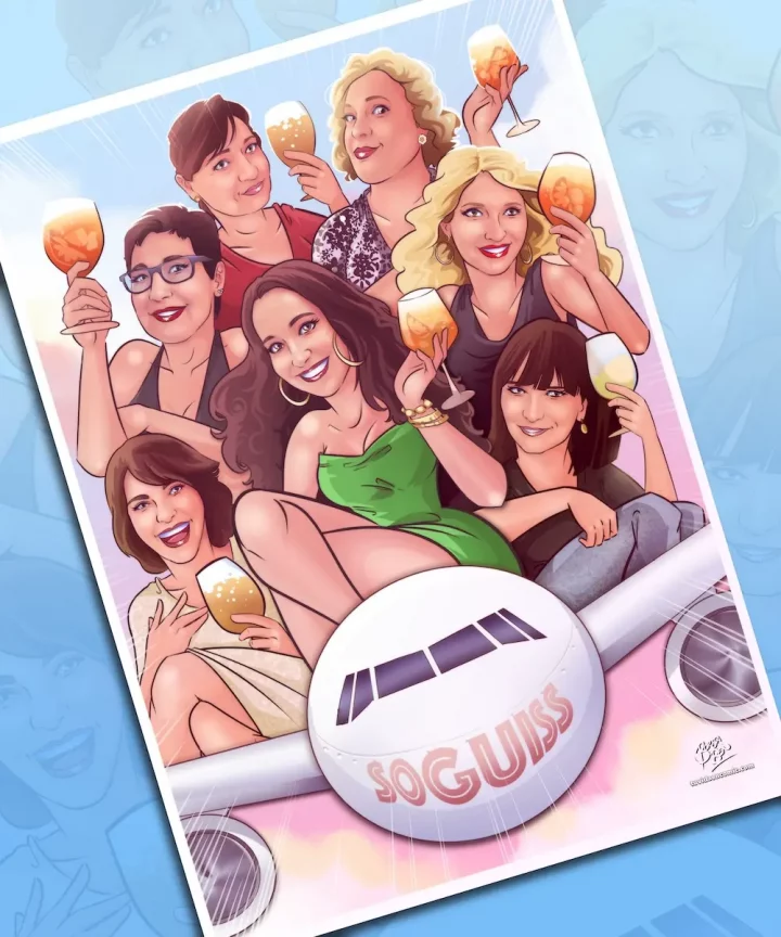 Un regalo para mis mejores amigas – Ilustración personalizada – caricatura personalizada – caricatura de grupo – Tu Vida en Cómic – Regalo para mejor amiga 1 Un regalo para mis mejores amigas - Ilustración personalizada - caricatura personalizada - caricatura de grupo - Tu Vida en Cómic - Regalo para mejor amiga 1