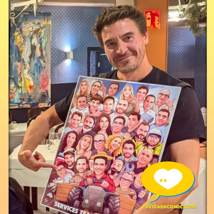 Perfecto Regalo para compañero de trabajo – Regalo de jubilación – Caricatura de grupo como Regalo de empresa – Caricaturista Valencia Tu Vida en Cómic Unboxing 1 Perfecto Regalo para compañero de trabajo – Regalo de jubilación – Caricatura de grupo como Regalo de empresa - Caricaturista Valencia Tu Vida en Cómic Unboxing 1