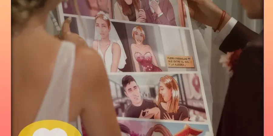 Unboxing – El Perfecto Regalo de boda para mis pareja nuestra historia de amor en cómic personalizado – Regalo de boda para mi novia – Caricaturista Valencia – Tu Vida en Cómic 4 Unboxing - El Perfecto Regalo de boda para mis pareja nuestra historia de amor en cómic personalizado - Regalo de boda para mi novia - Caricaturista Valencia - Tu Vida en Cómic 4