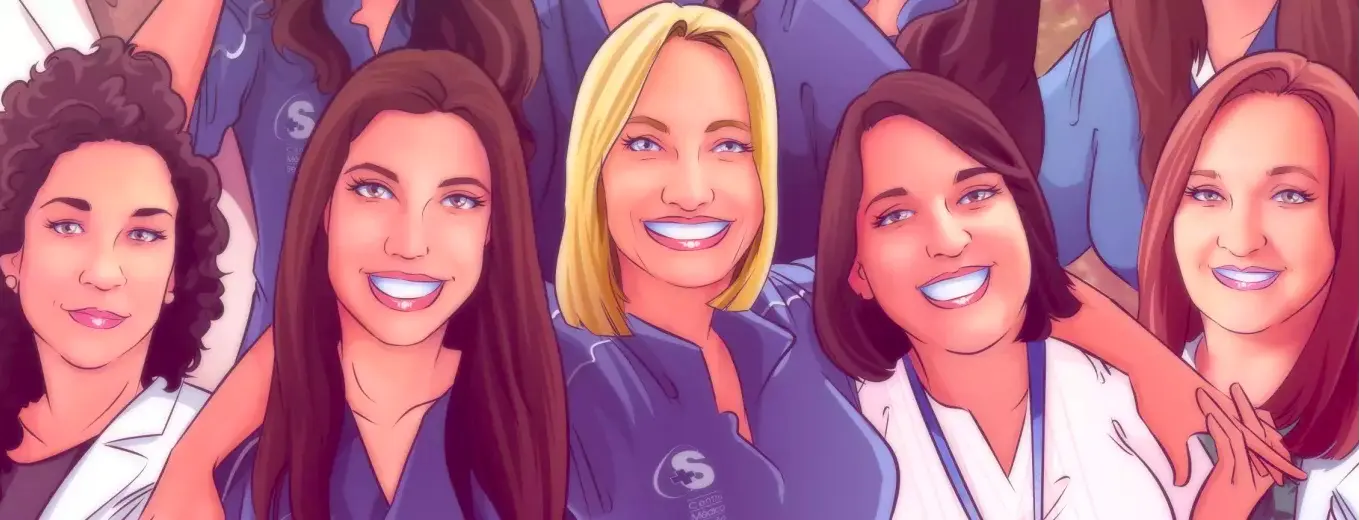 Tu Vida en Cómic - Ilustraciones personaizadas grupales - caricaturas de grupo - caricaturista valencia - regalos personalizados