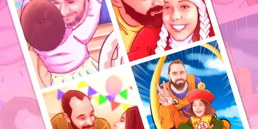 Cómic Personalizado para el Día del Padre | Regalos Únicos para Papá – Tu Vida en Cómic – ilustraciones personalizadas Cómic Personalizado para el Día del Padre | Regalos Únicos para Papá - Tu Vida en Cómic - ilustraciones personalizadas