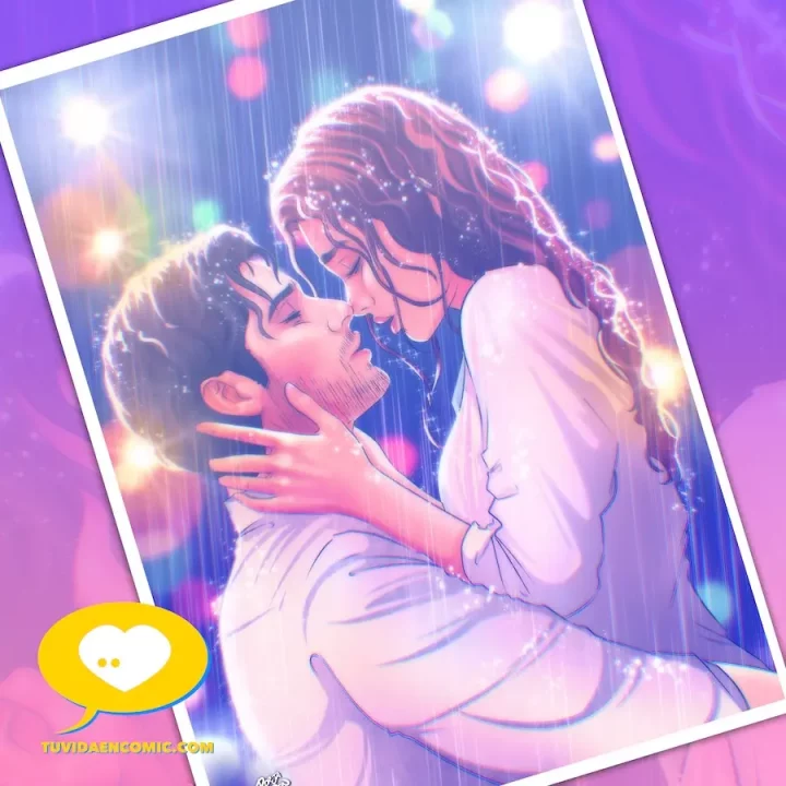 beso-bajo-la-lluvia-ilustracion-personalizada – tu vida en cómic – regalo romántico personalizado – caricatura – caricaturista en valencia – tu amor en cómic Ilustración personalizada de una pareja besándose bajo la lluvia. El estilo de cómic captura un momento de despedida emotiva entre los protagonistas. Ideal para inmortalizar momentos especiales como bodas o despedidas significativas Dibujo de pareja bajo la lluvia, inmortalizando un momento especial con estilo de cómic. Ideal como regalo personalizado o para decorar tu hogar con un recuerdo único - Tu Vida en Cómic - Caricaturista Valencia