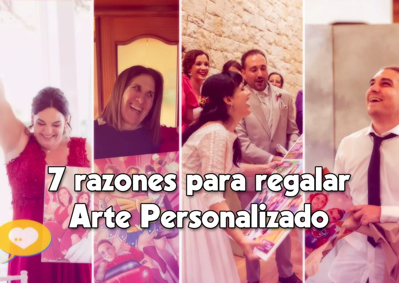 7 razones para regalar un cómic o ilustración personalizada y sorprender (sí o sí)