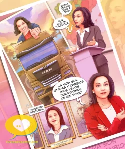 Un regalo de despedida inolvidable para una directiva que dejó huella - Tu Vida en Cómic - Regalo de despedida a compañera de trabajo - Regalo de jubilación