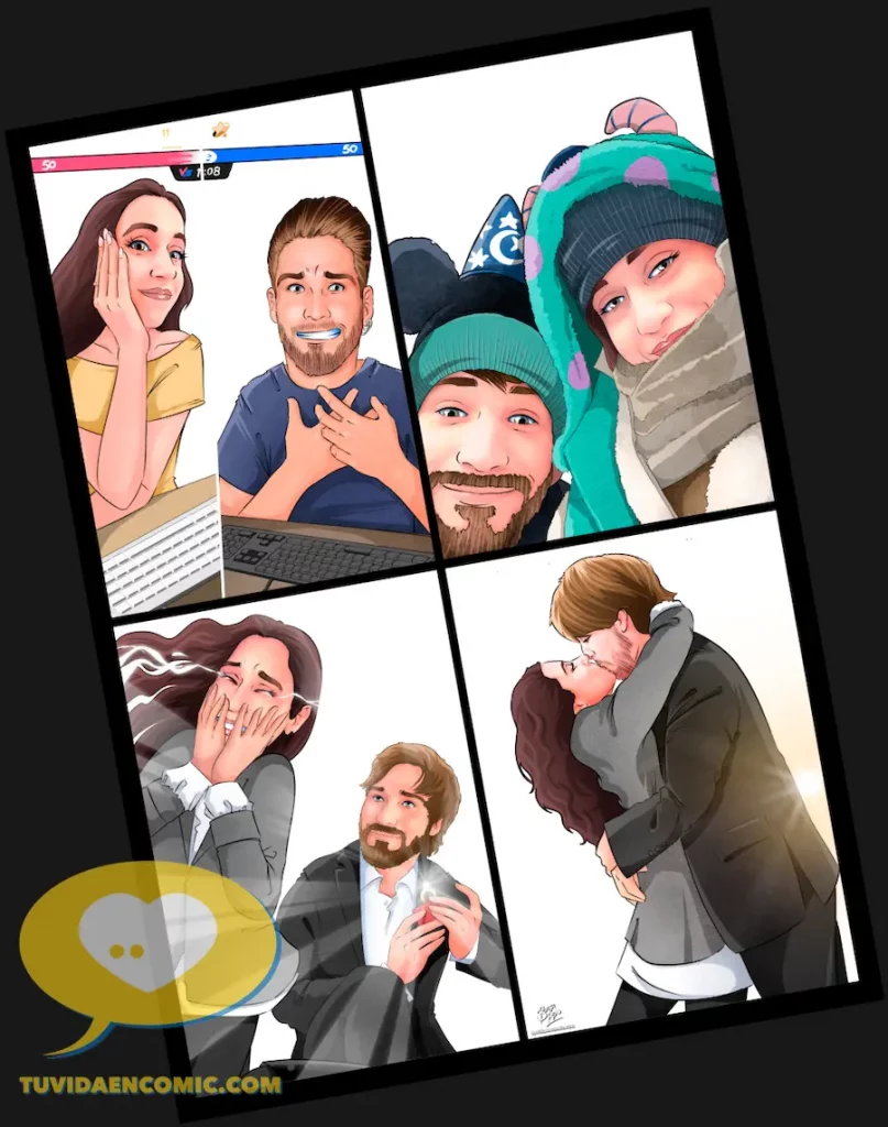 Fase de coloreado de la página de cómic