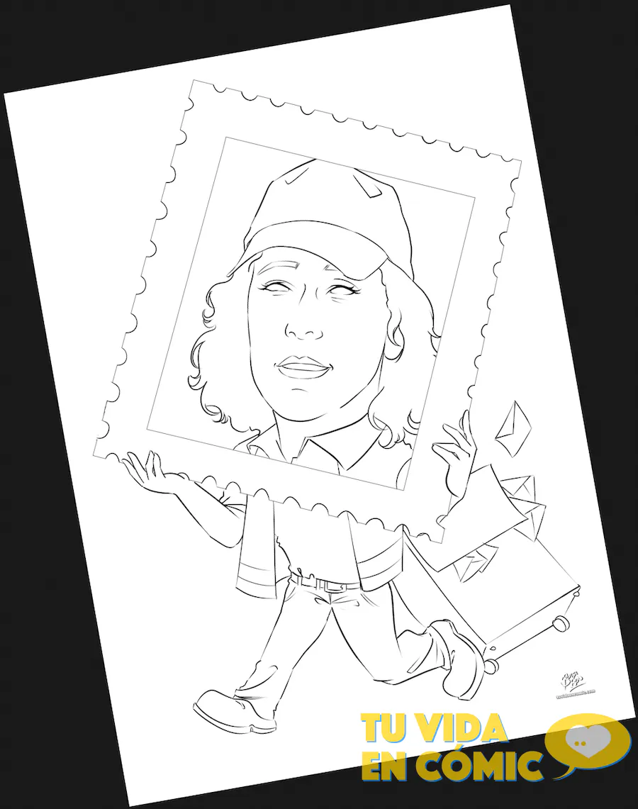 Proceso de dibujo: Fase de entintado